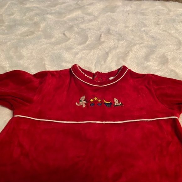 McBaby Red Onesie Romper Size 3-6 MTHS Vintage - Picture 2 of 10